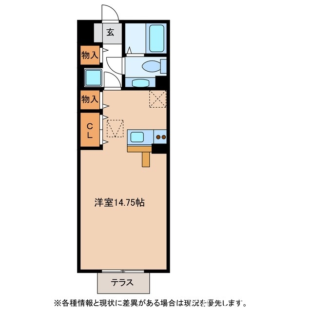 1階の間取り図