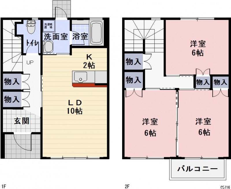1階の間取り図