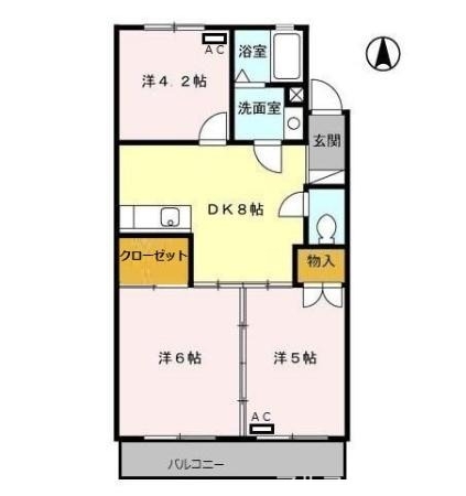 1階の間取り図