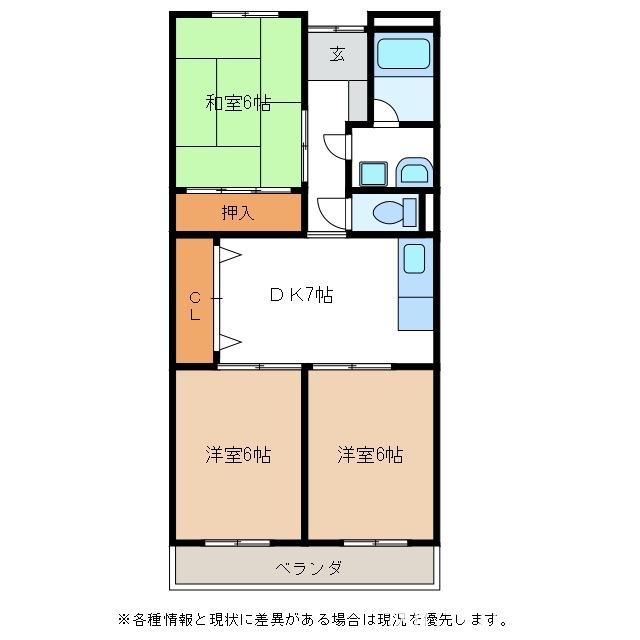 2階の間取り図