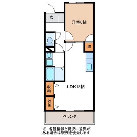 2階の間取り図