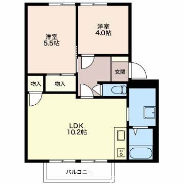 1階の間取り図