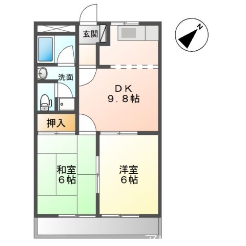 1階の間取り図