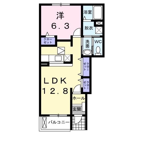 1階の間取り図