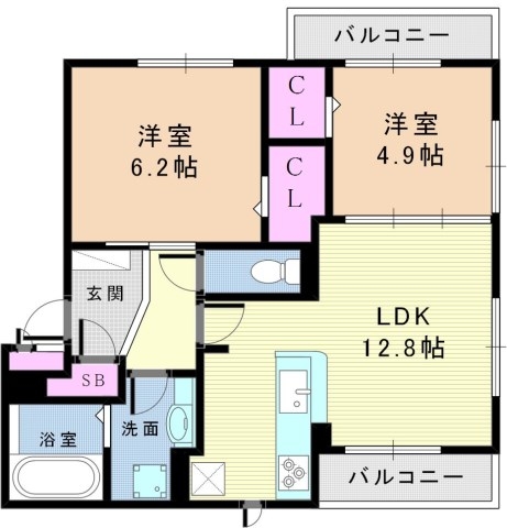 3階の間取り図