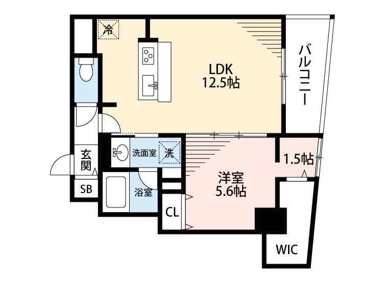 13階の間取り図