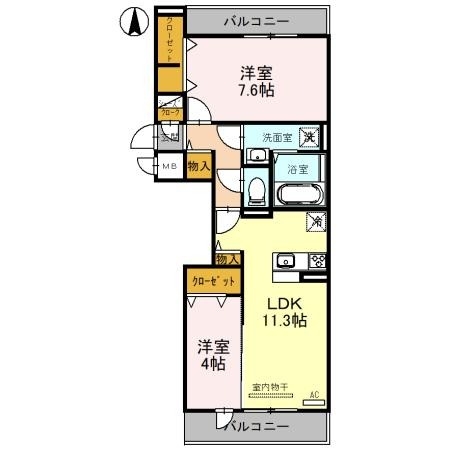 3階の間取り図