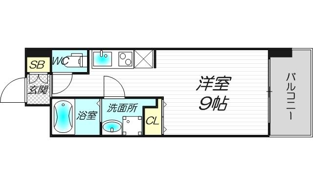 6階の間取り図