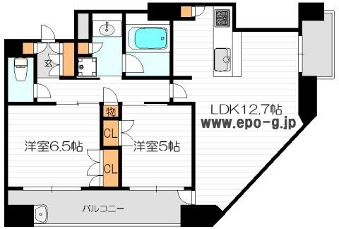 3階の間取り図