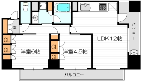 5階の間取り図
