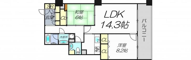 27階の間取り図