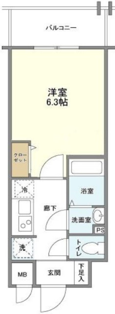 5階の間取り図