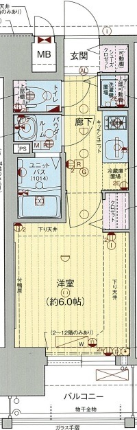 11階の間取り図