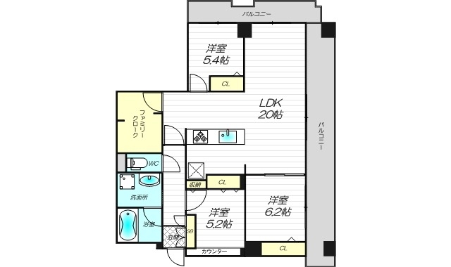 13階の間取り図