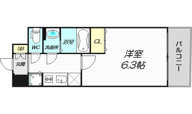 12階の間取り図