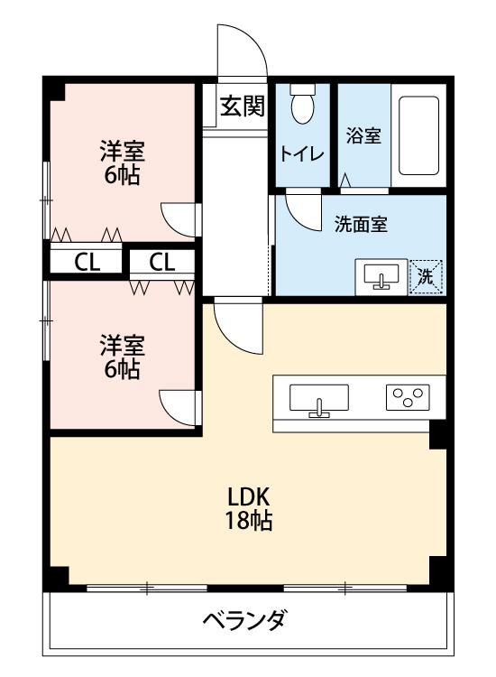 3階の間取り図