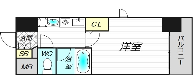 9階の間取り図