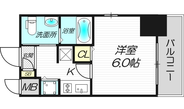 8階の間取り図