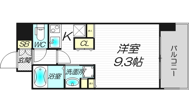 3階の間取り図