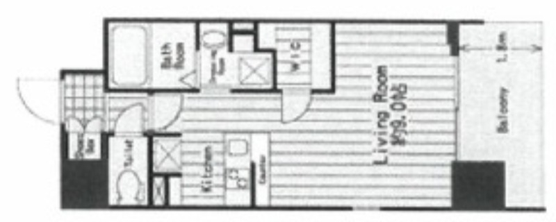 8階の間取り図