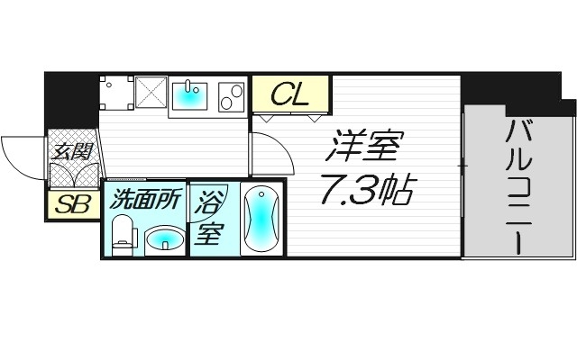 4階の間取り図