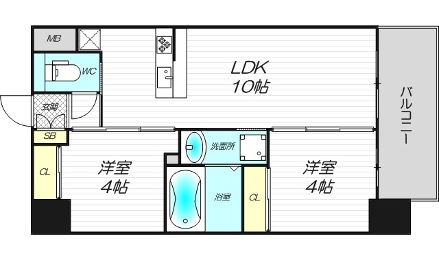 5階の間取り図