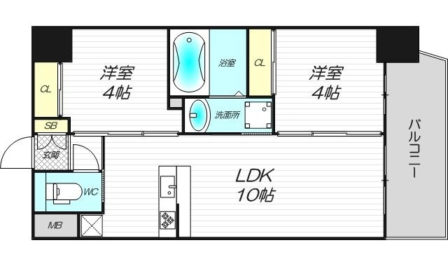 10階の間取り図