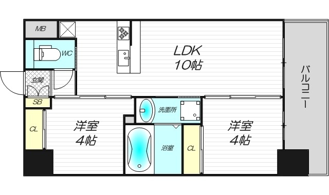 11階の間取り図