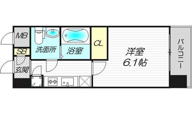 4階の間取り図