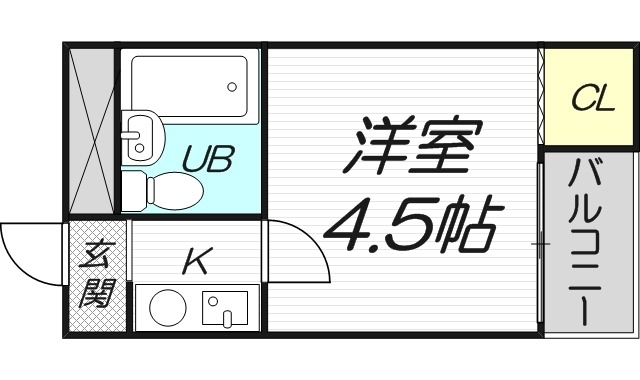 8階の間取り図