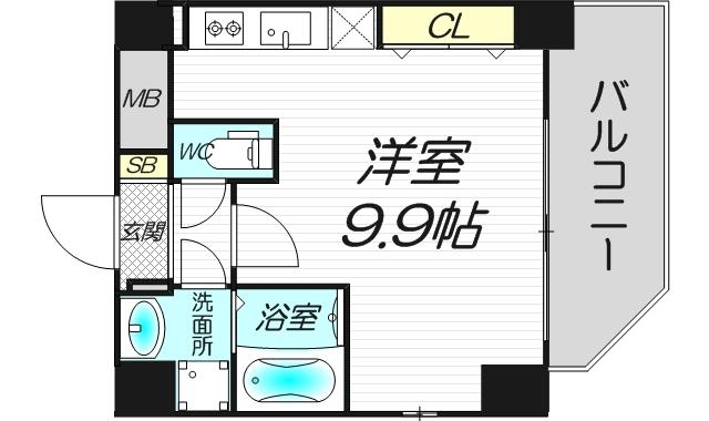 広々１Ｒ