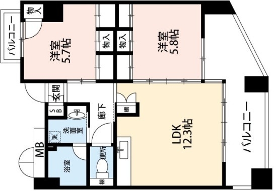 3階の間取り図