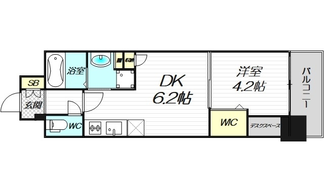 7階の間取り図
