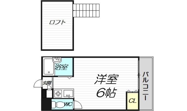 4階の間取り図