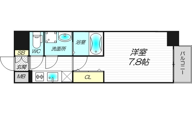 7階の間取り図