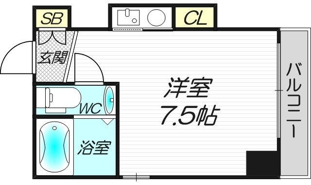 2階の間取り図