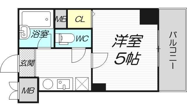 8階の間取り図