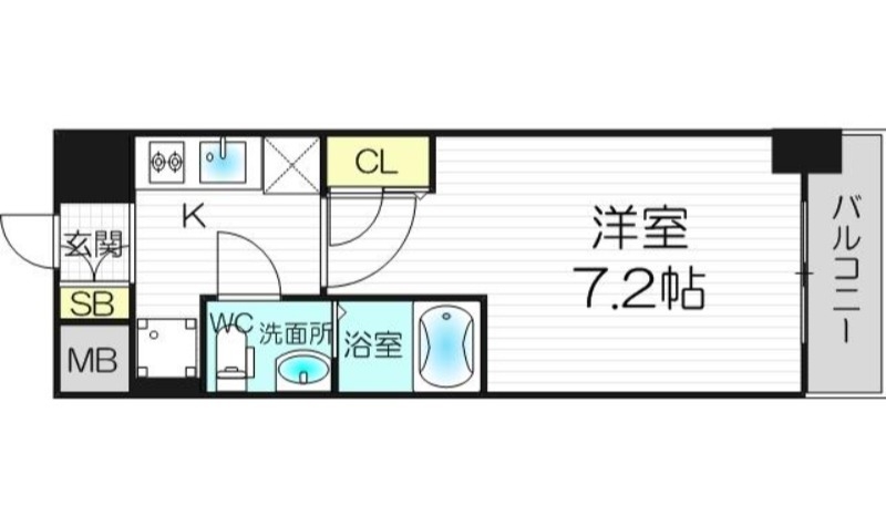 5階の間取り図