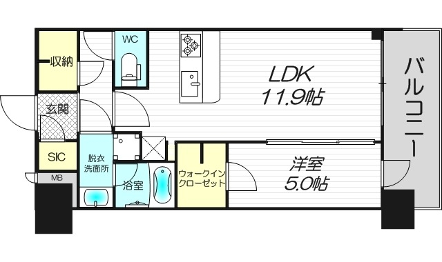 10階の間取り図