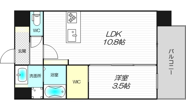 9階の間取り図