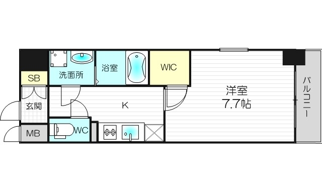 9階の間取り図