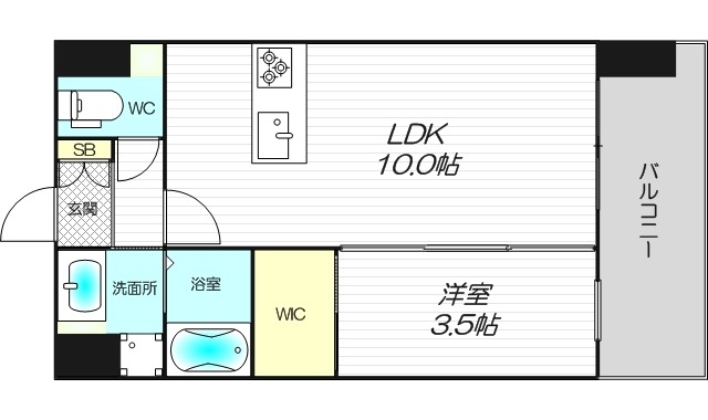 7階の間取り図