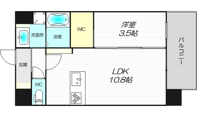9階の間取り図
