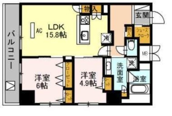 12階の間取り図