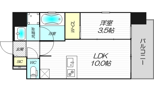 13階の間取り図