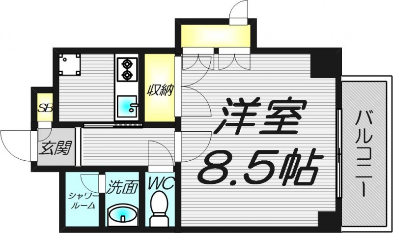 5階の間取り図