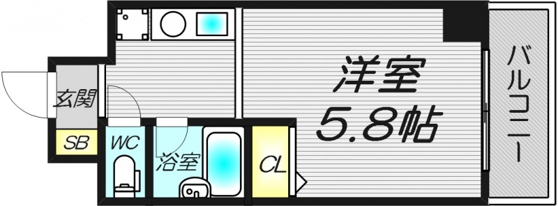 4階の間取り図