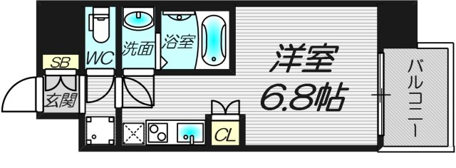 7階の間取り図