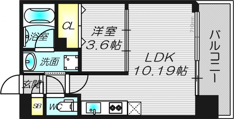 3階の間取り図