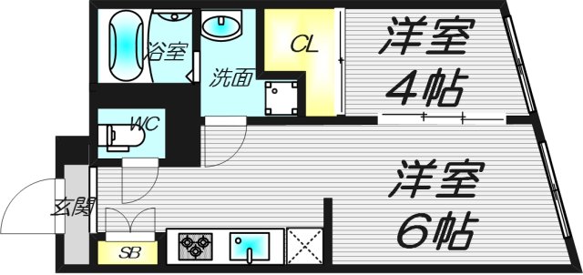 4階の間取り図